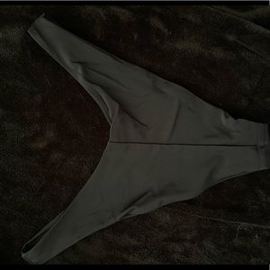 THREE aerie high leg cheeky bikini bottoms